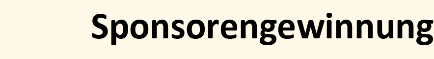 sponsorengewinnung